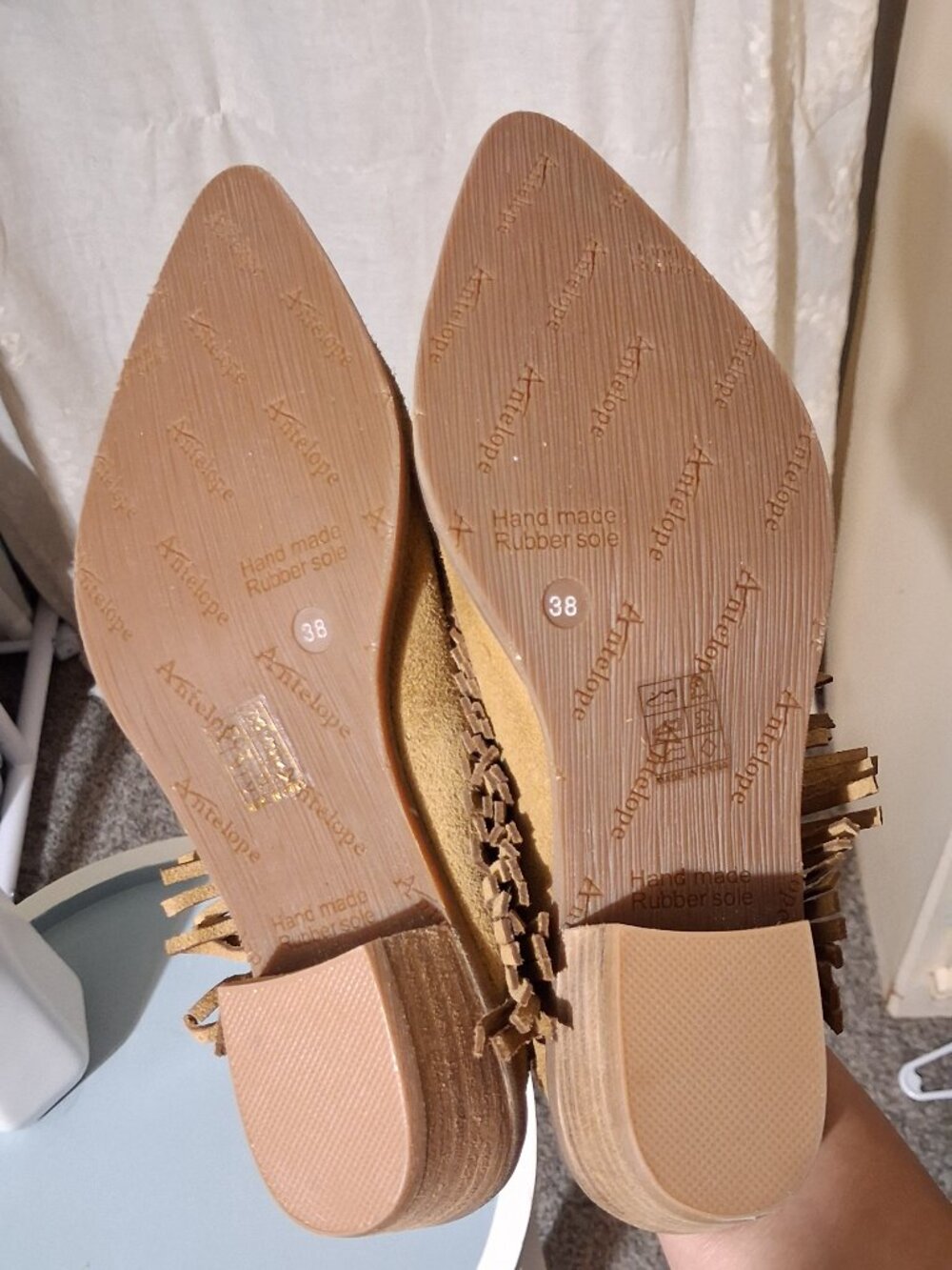 Antelope Fringe Mules "Dabney" - Picture 10 of 10